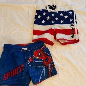 🔥5/$10🔥 Hurley Stars and Stripes Swim Shorts